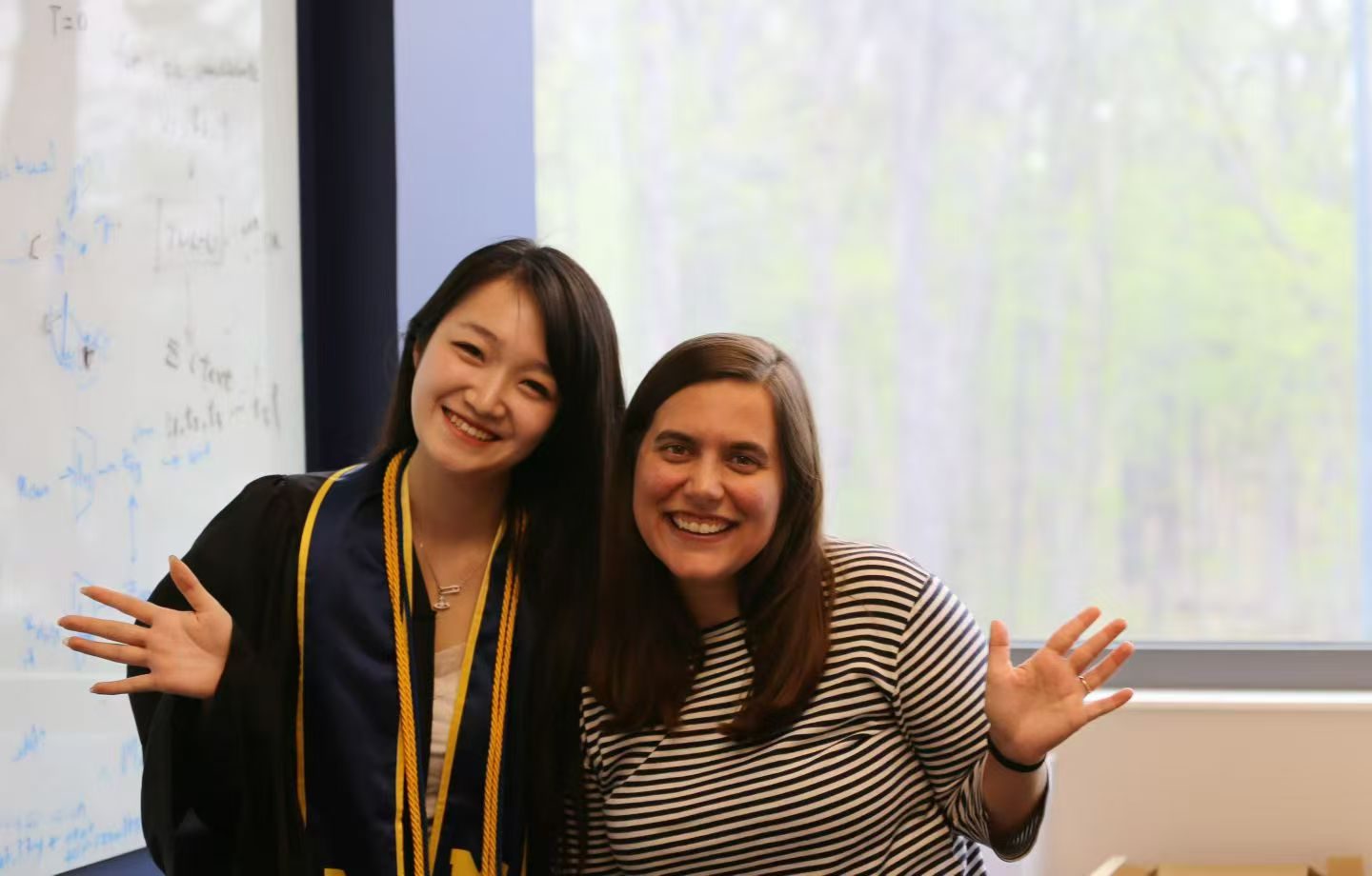 With Prof. Bernadette Bucher